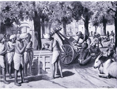 Anathpindakas großer Akt der Wohltätigkeit 483 v. Chr. von Horace van Ruith